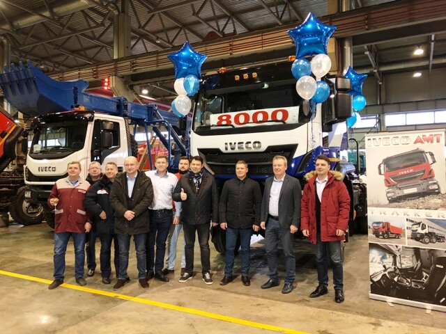 IVECO-AMT перешагнул отметку в 8 000 автомобилей, собранных на заводе в г. Миасс.